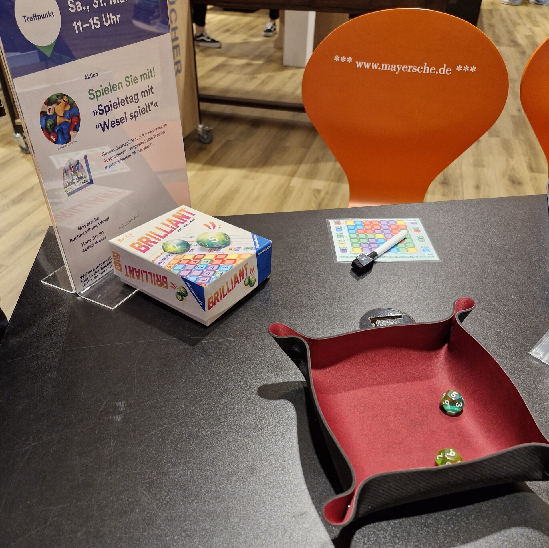 wESEL spielt in der Mayerschen Buchhandlung - Brilliant