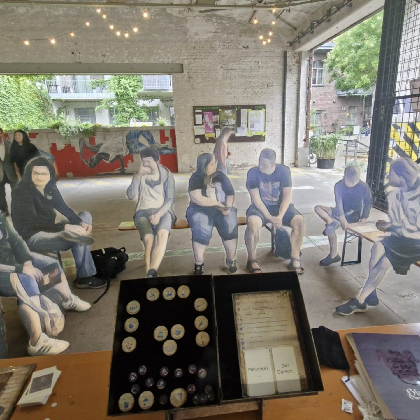 Krefeld Spielt! Besuch durch wESEL spielt e.V. Blood on the Clocktower