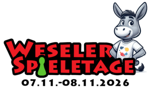 Logo Weseler Spieletage in der VHS mit dem wESEL spielt e.V.