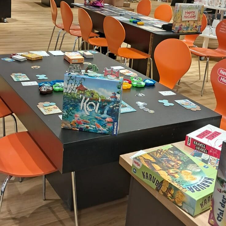 wESEL spielt e.V. beim Meet&Play Mayersche Buchhandlung März 2026 - Koi